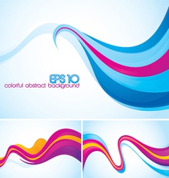 Colorful abstract background vector image