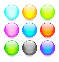 Buttons vector image