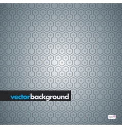 Seamless hexagon pattern vector image