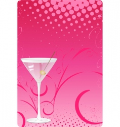 Martini glass vector image