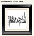 Thanksgiving photo frame vector image