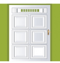 Door vector image