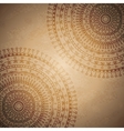 Vintage mandala ornament background vector image