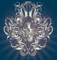 Skull vector image
