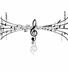 Notes lines vector image