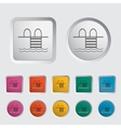Pool icon 2 vector image