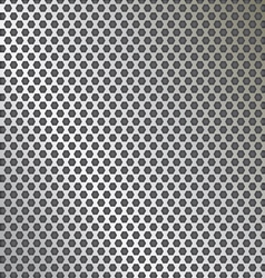Metal texture pattern with holes vector image