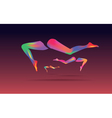 Abstract leg art vector image