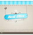 Vintage background with place for your text vector image