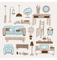 Living room vector image