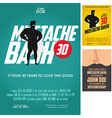 Set of 3 funny adult birthday invitations vector image