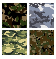 Military backgrounds vector image