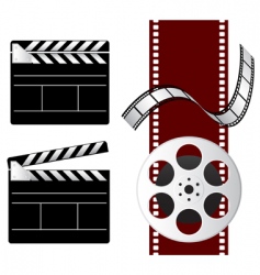 Film elements vector image