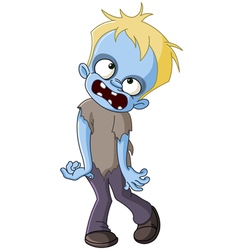 Zombie kid vector image