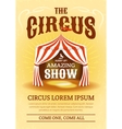 Circus poster vector image