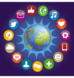 Internet concept vector image
