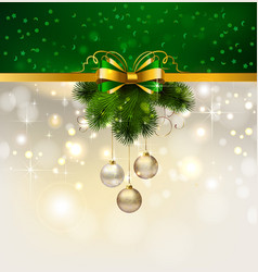 Christmas background vector image