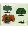 Trees vector image