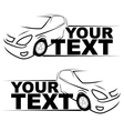 Car racing auto logo vector image