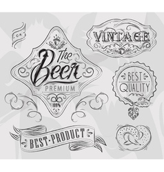 Vintage Elements for pub vector image