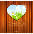 Valentines day card vector image