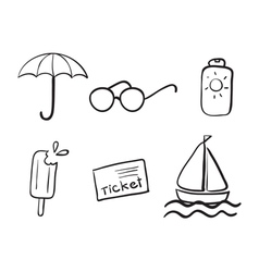 Various objects vector image
