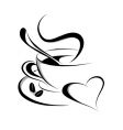 Coffee love vector image