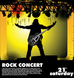 Rock concert vector image