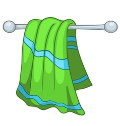 Cartoon home kitchen towel vector image