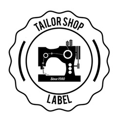 Badges and signs for tailor shop Royalty Free Vector Image