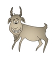 Cheerful goat vector image