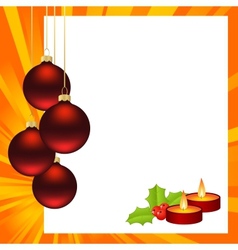 Christmas background vector image