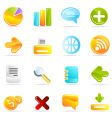 Business icons vector image