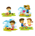 Kids vector image