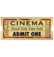 Movie ticket vector image
