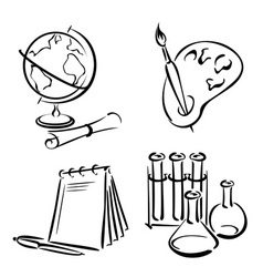 Education equipment vector image