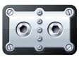 Nuts and screws vector image