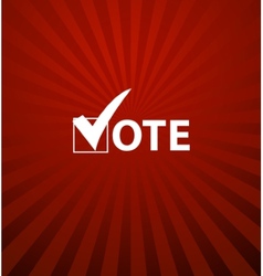 Vote vector image
