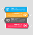 Infographics design template vector image