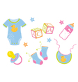 Children items vector image