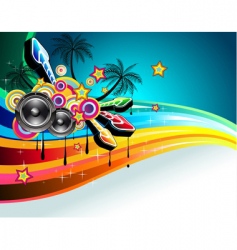 Summer background vector image
