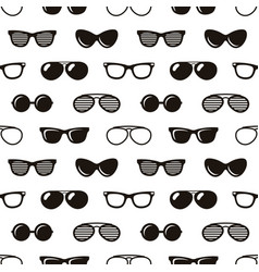 Seamless pattern with sunglasses Seamless pattern with sunglasses vector image
