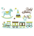 Childrens toys vector image