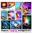 Abstract music backgrounds vector image