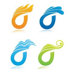 Symbols of nature vector image