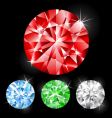 Gemstones vector image