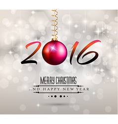 2016 New Year and Happy Christmas background 2016 New Year and Happy Christmas background vector image