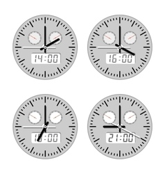 Movements and watches vector image