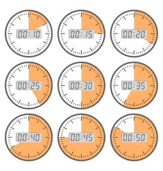 Movements and watches vector image