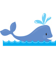 Whale vector image